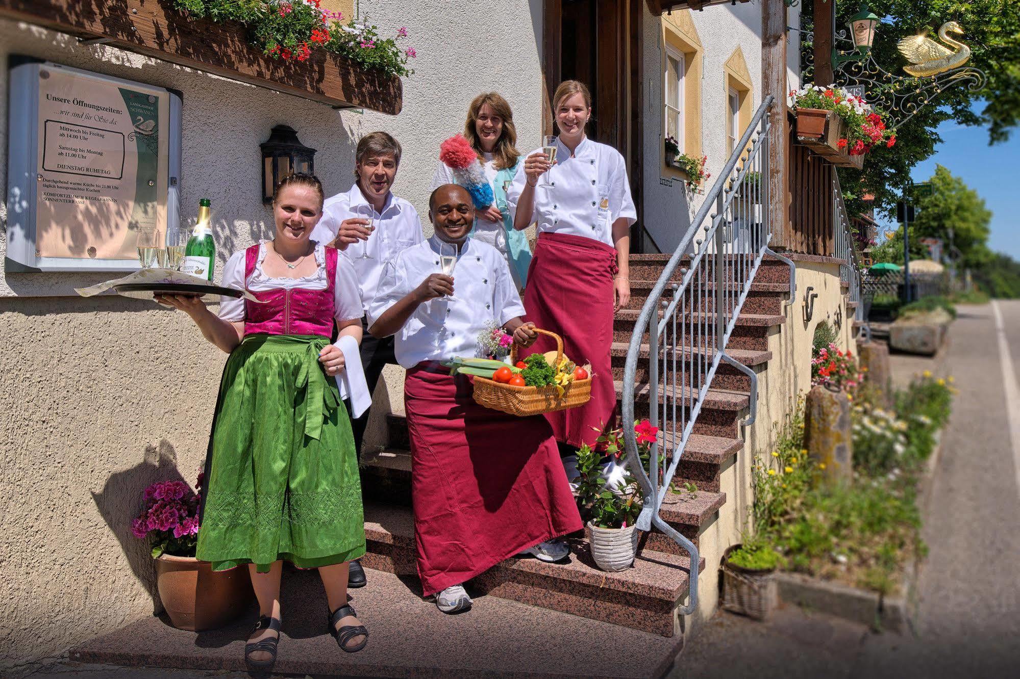 Landgasthof Zum Schwanen Хорнберг Екстериор снимка